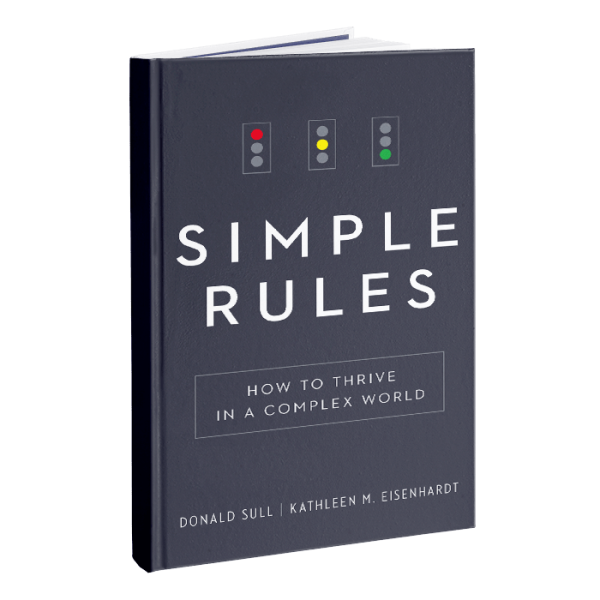 Simple Rules How to Thrive in a Complex World